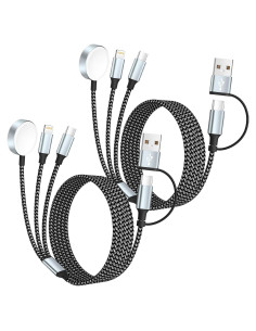 Cable de Carga Multi 3 en 2 MPATIBY 1.52m para iWatch y iPhone