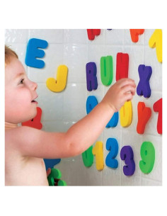 Juguetes de Baño para Bebés BAIVYLE 36 Piezas Letras y Números