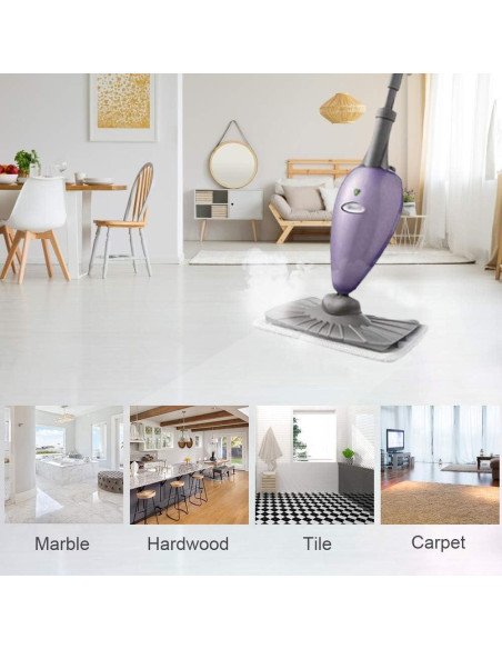 Almohadillas de Vapor Fushing 7 Pcs Microfibra Lavables para Mopas Shark