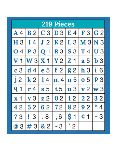 Letras Recortadas Negras Carson Dellosa 219 Piezas 10.16 cm 2