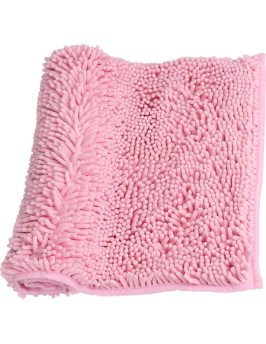 Alfombra de Baño Antideslizante LanYunUmi Rosa 41x58cm