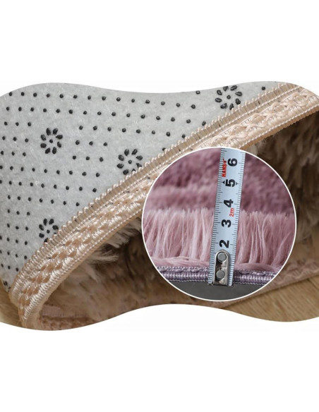 Juego de 3 Alfombras de Baño Antideslizantes XIYUAN Púrpura