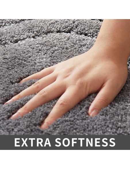 Alfombrilla de Baño Antideslizante COSY HOMEER 45x68 cm Gris