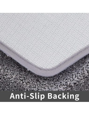 Alfombrilla de Baño Antideslizante COSY HOMEER 45x68 cm Gris