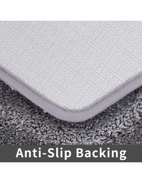 Alfombrilla de Baño Antideslizante COSY HOMEER 45x68 cm Gris