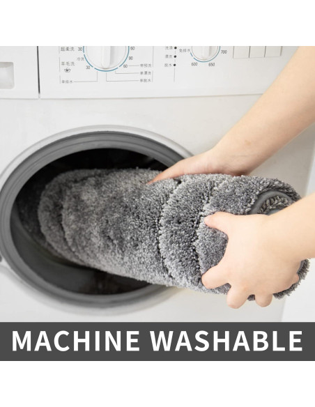 Alfombrilla de Baño Antideslizante COSY HOMEER 45x68 cm Gris