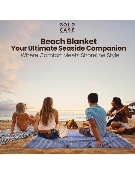 Juego de Toallas de Playa LYCIA Gold Case 6 Piezas 100% Algodón