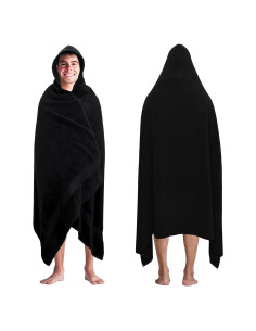 Toalla con Capucha COTTON CRAFT 101.6x203.2cm 700GSM Algodón Negro