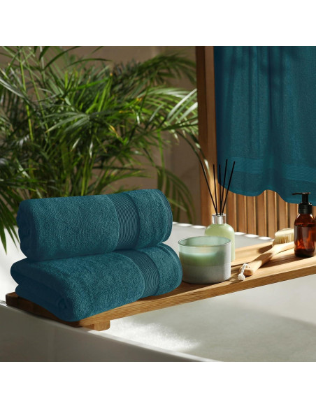 Conjunto de Toallas de Baño Belizzi Home 4 Pack 68.6x137.2 cm 100% Algodón