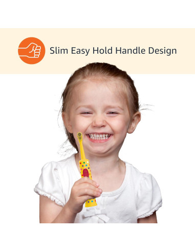Cepillo de dientes eléctrico para niños Amazon Basics - 2 unidades