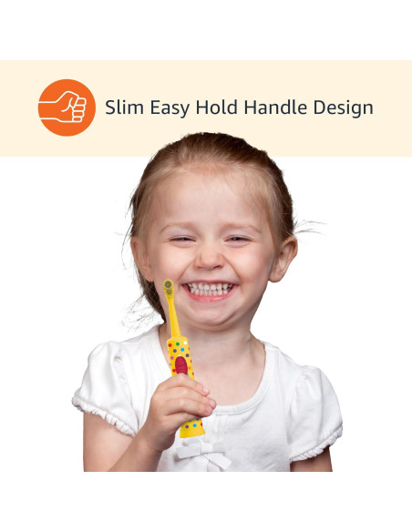 Cepillo de dientes eléctrico para niños Amazon Basics - 2 unidades