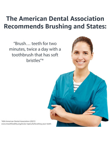 Cepillo de dientes eléctrico para niños Amazon Basics - 2 unidades