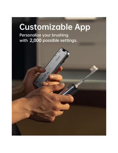 Cepillo de Dientes Eléctrico Laifen Wave Acero Inoxidable IPX7