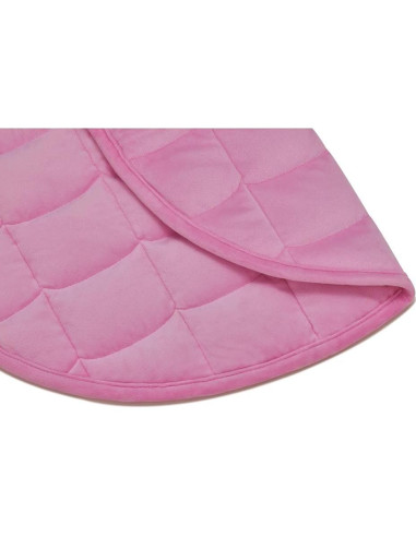 Manta con peso TONGDADA 3.18kg Minky rosa 73.66x60.96cm