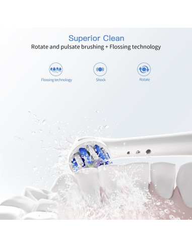 Cabezas de cepillo de dientes TINGOX para Oral B - Paquete de 8