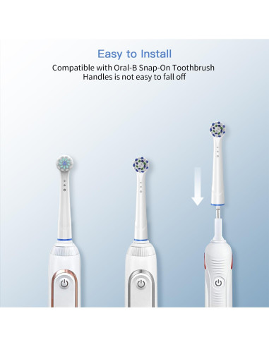 Cabezas de cepillo de dientes TINGOX para Oral B - Paquete de 8