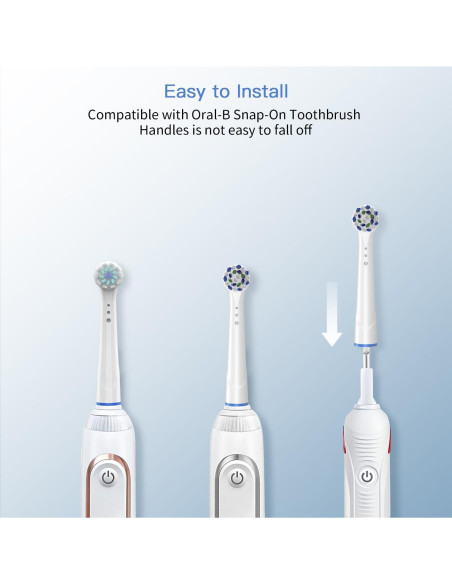 Cabezas de cepillo de dientes TINGOX para Oral B - Paquete de 8