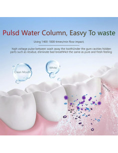 Irrigador Dental Inalámbrico Genérico IPX7 3 Modos 4 Boquillas 2