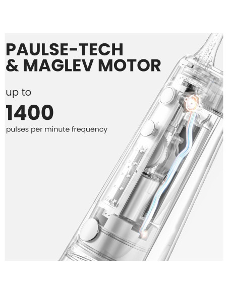 Irrigador Oral Inalámbrico Oclean W10 Rosa, 5 Modos, 200ml