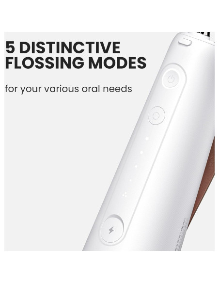 Irrigador Oral Inalámbrico Oclean W10 Rosa, 5 Modos, 200ml