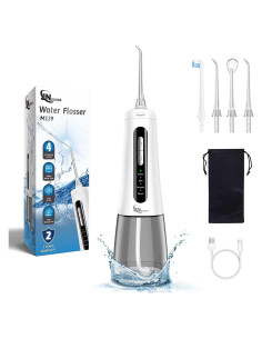 Irrigador bucal inalámbrico JNGOODS 300ml 4 modos IPX7