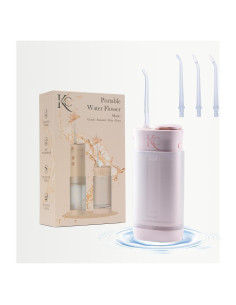 Hilo Dental Portátil con Agua KC Adour - Rosa, 4 Modos, 180ml