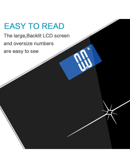 Balanza de Baño Digital NUTRI FIT Extra Ancha 181kg LCD