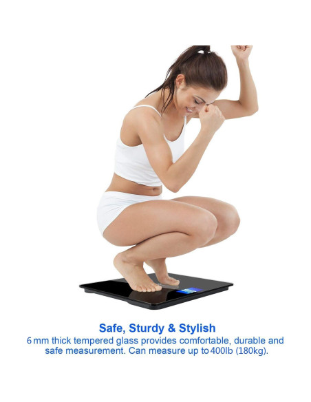 Balanza de Baño Digital NUTRI FIT Extra Ancha 181kg LCD