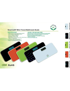 Escala Digital de Viaje Nueva Línea NY 700 Onda Moderna 180 kg 2