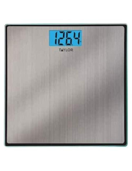 Balanza de Baño Taylor 7407 de Vidrio y Acero Inoxidable 181kg