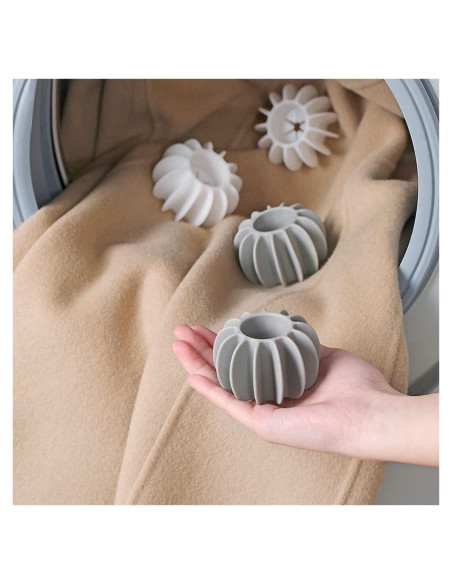 4 Bolas de Lavandería Reutilizables Lourich para Lavadora