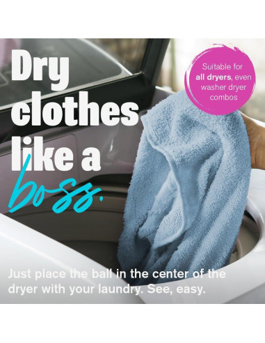 Bola de Secado Reutilizable Boss It - Tecnología HeatBounce