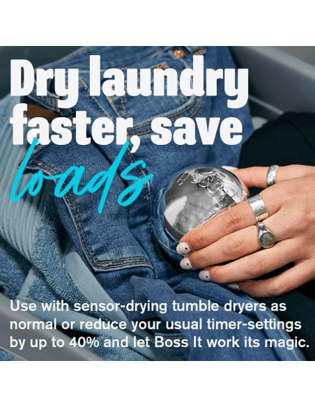 Bola de Secado Reutilizable Boss It - Tecnología HeatBounce