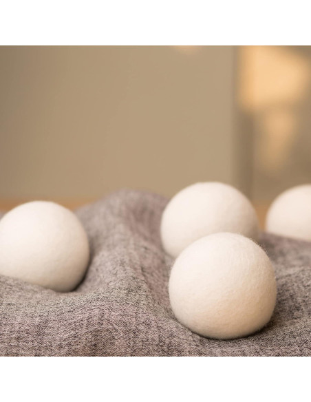 Bolas de Secado de Lana BABL LIFE - Paquete de 6 XL 7.62 cm