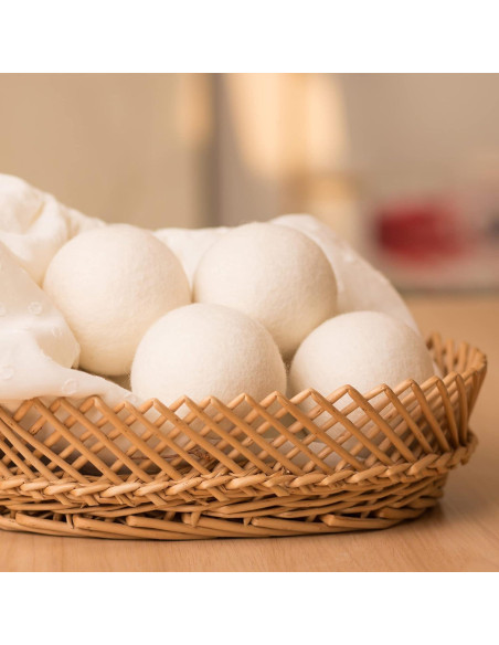 Bolas de Secado de Lana BABL LIFE - Paquete de 6 XL 7.62 cm