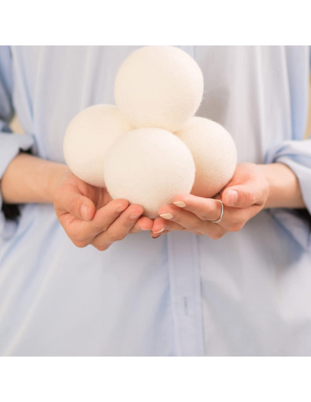 Bolas de Secado de Lana BABL LIFE - Paquete de 6 XL 7.62 cm