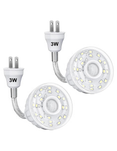 Luz Nocturna LED DEKELIY 3W con Sensor de Movimiento 2 Pcs