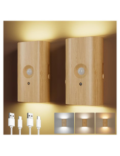 Luz Nocturna Inalámbrica Electight con Sensor de Movimiento 3600 mAh