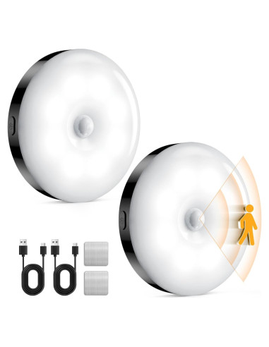 Sensor de Movimiento Luz Nocturna LED AXHHTVCGY Carga USB