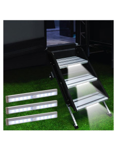 Luces de Escalera Inalámbricas LYCARESUN con Sensor de Movimiento - 3 Piezas