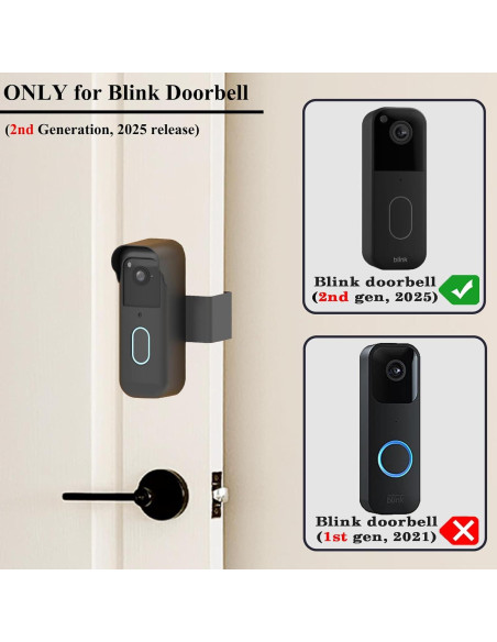 Soporte Antirrobo para Timbre Blink Video Fieybirt Negro