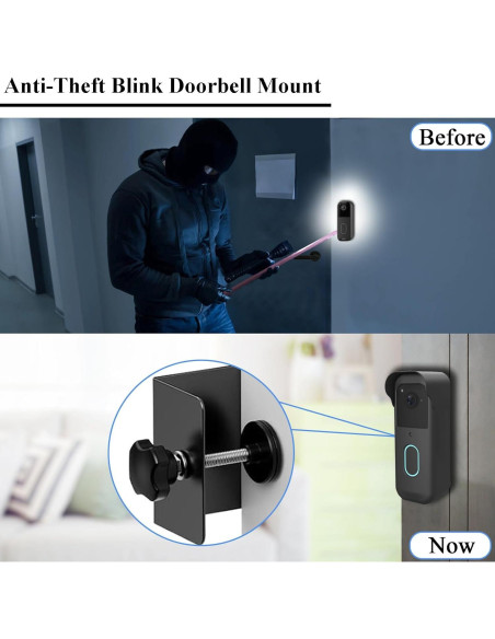 Soporte Antirrobo para Timbre Blink Video Fieybirt Negro