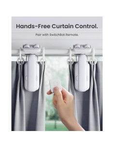 Abridor de Cortinas Automático SwitchBot 2025 con Control Remoto 2