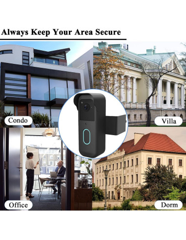 Soporte Antirrobo para Timbre Blink Video Fieybirt Negro