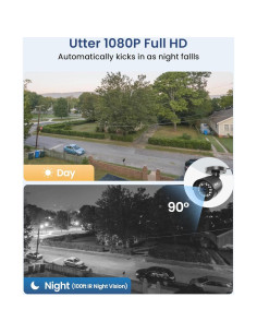 Cámara de Seguridad ZOSI 4x2MP 1080p IP66 Visión Nocturna 2