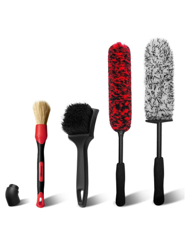 Kit de Limpieza de Ruedas YeewayVeh 4PCS - Cepillos Suaves