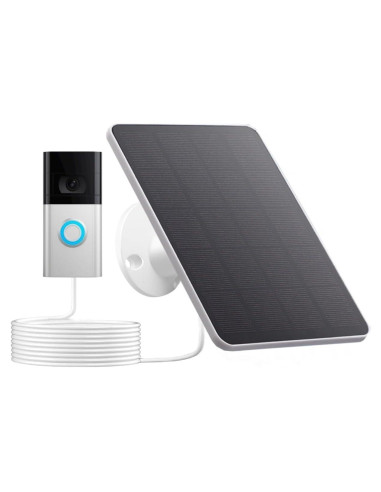 Cargador Solar GENDOING para Timbre Ring 1 - 5W 5V, 19.1x16.3 cm