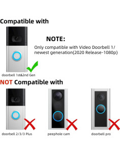 Cargador Solar GENDOING para Timbre Ring 1 - 5W 5V, 19.1x16.3 cm 2
