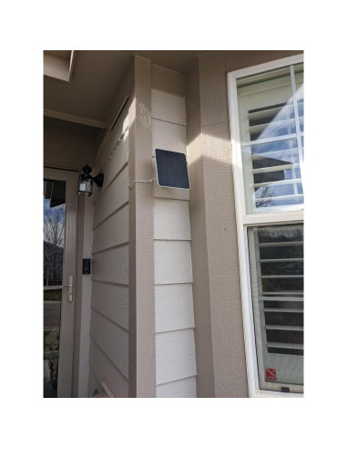 Cargador Solar GENDOING para Timbre Ring 1 - 5W 5V, 19.1x16.3 cm