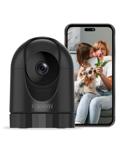 Cámara de Seguridad WiFi Faleemi FS3 2K Interior con Audio